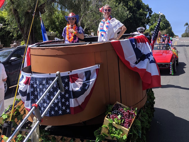 Rocking Vat Parade Float